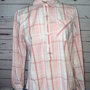 NWT Tommy Hilfiger Plaid Blouse Medium